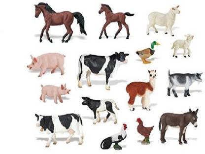 Unitoys Farm Animals Figures Set for Kids with Map |Pack of 20 Animals  (Medium Size) - Farm Animals Figures Set for Kids with Map |Pack of 20  Animals (Medium Size) . shop