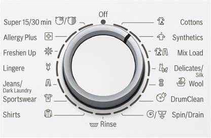 Bosch 8 kg Inverter ExpressWash Fully Automatic Front Load with In-built Heater White