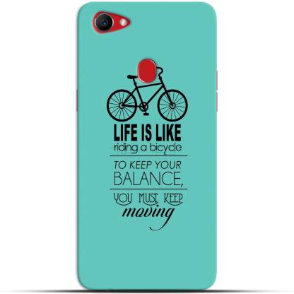Saavre Back Cover for Keep Moving In Life for OPPO F7