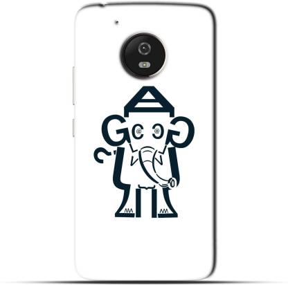 Saavre Back Cover for Elephant, Drawing, White for Moto G5