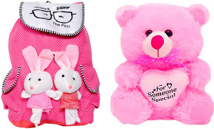 flipkart teddy bear bag