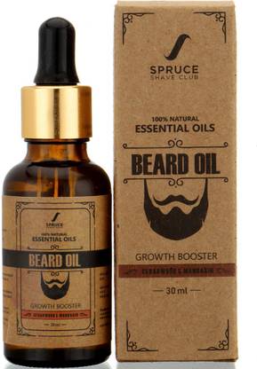 Spruce Shave Club Beard Growth Oil 30ml 100 Natural Cedarwood Mandarin Hair Oil Price In India Buy Spruce Shave Club Beard Growth Oil 30ml 100 Natural Cedarwood