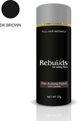 Rebuilds Hair Building Fiber Dark Brown - Price in India, Buy Rebuilds Hair  Building Fiber Dark Brown Online In India, Reviews, Ratings & Features |  