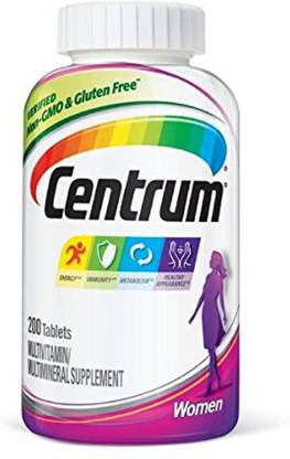 centrum multivitamin multimineral supplement women tablets 200 tablets