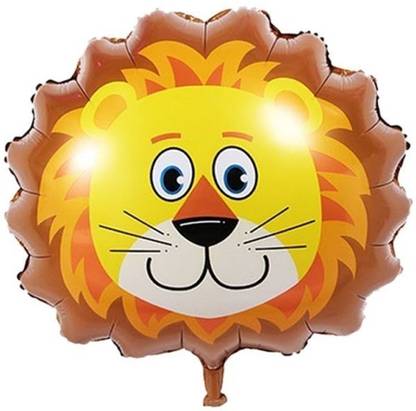 | Theme My Party Solid Lion Jungle Safari Animals Balloon Large Size (Pack of 1) Balloon - Balloon | Theme My Party Solid Lion Jungle Safari Animals Balloon Large Size (Pack of 1) Balloon - Balloon