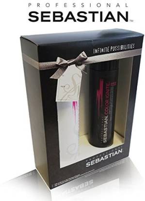 SEBASTIAN Professional- Color Ignite -Cuticle Sealing Shampoo8.4 Fl Oz And Conditioner6.66 Oz For Single Tone Hair