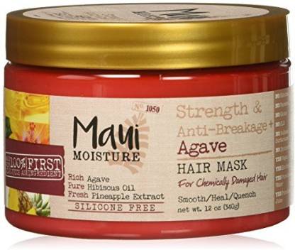 Maui Moisture Strength & Anti-Breakage + Agave Nectar Hair Mask 12 Ounce  Rich And Creamy - Price in India, Buy Maui Moisture Strength &  Anti-Breakage + Agave Nectar Hair Mask 12 Ounce