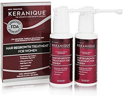 Keranique Hair Regrowth Treatment Extended Nozzle Sprayer 2 Minoxidil 4 Fl Oz 60 Day Supply Regrow Thicker Looking Hair Helps Revitalize Hair Follicles Price In India Buy Keranique Hair Regrowth