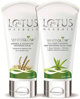 lotus face wash scrub