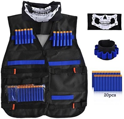 Adjustable Tactical Vest Jacket Kit for Nerf Toy Gun N-Strike Elite Series 