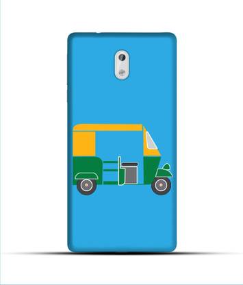 Saavre Back Cover for Auto, Blue for NOKIA 3
