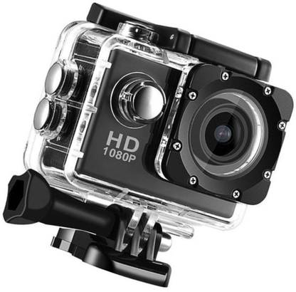 BERRIN 1080p 12MP Sport Action Waterproof Camera With Micro Sd Card Slot And Multi Language Action Video Waterproof Camera Up To 30M 2 Inch LCD Super Wide Angle Sports and Action Camera (Black, 12 MP) thumbnail