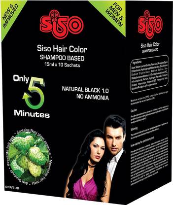 SISO Instant Hair Color Shampoo Pack Of 10 Sachet Hair Color (Natural Black) , Black - Price in India, Buy SISO Instant Hair Color Shampoo Pack Of 10 Sachet Hair Color (Natural SISO Instant Hair Color Shampoo Pack Of 10 Sachet Hair Color (Natural Black) , Black - Price in India, Buy SISO Instant Hair Color Shampoo Pack Of 10 Sachet Hair Color (Natural