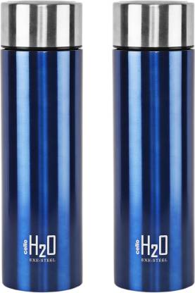 Cello H2o Steel Set Of 2 Blue 1000 Ml Bottle Buy Cello H2o Steel Set Of 2 Blue 1000 Ml Bottle Online At Best Prices In India Sports Fitness Flipkart Com