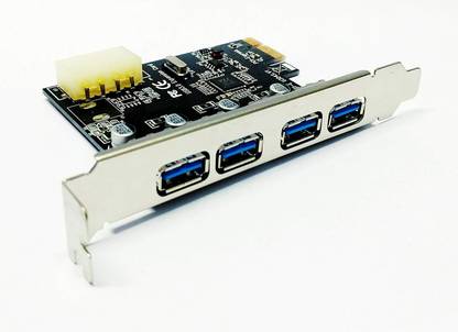 Tablor Pci Express Card 4 Port Usb 3 0 With 5v 4 Pin Power Connector Expansion Card Price In India Buy Tablor Pci Express Card 4 Port Usb 3 0 With 5v 4 Pin Power
