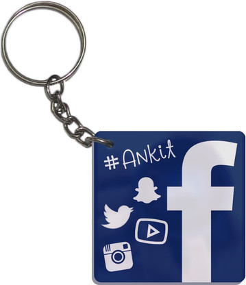 Keyring - # Ankit Key Chain 