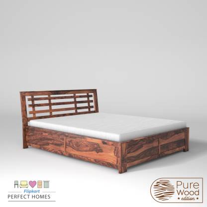 Best Design PureWood Sheesham King Box Bed