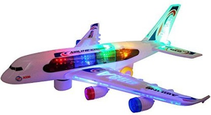 Kid Plastic Plane Toy Kid Diecast Pull back Airbus A380 Boeing 777 toy gift CJ 