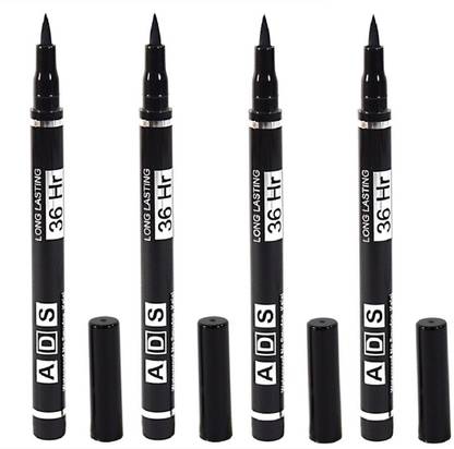 ads long lasting 36hr liquid eye liner pen set of 4 3 5 g
