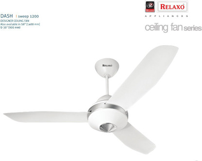Relaxo Dash 1200 mm 3 Blade Ceiling Fan 