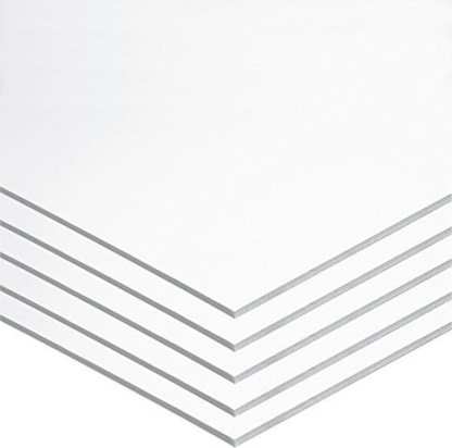 5 Sheets 1 Set Foam Board 22 x 28 White 