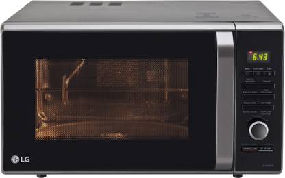 Lg 39 L Charcoal Convection Microwave Oven Mj3965bqs Black Go Shopie
