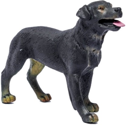 Realistic Rottweiler Dog Animal Figure Model Figurine Dog Figurine Toy Decor 