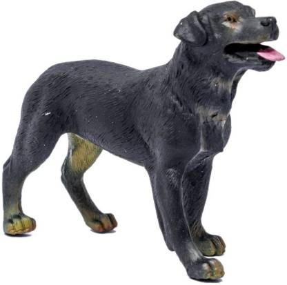 Shoppernation Rottweiler Hound Retriever Dog Figure Toys  Inch -  (1TNG147) - Realistically Detailed Animal Toy Figures Dog Replica Model -  Rottweiler Hound Retriever Dog Figure Toys  Inch - (1TNG147) -