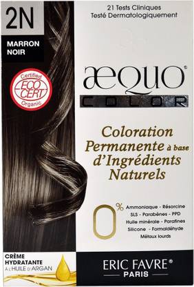 Aequo Bypurenaturals Hair Color Organic 2n Sable Black Brown French Import Dermat Kit Sable Black Price In India Buy Aequo Bypurenaturals Hair Color Organic 2n Sable Black Brown French Import