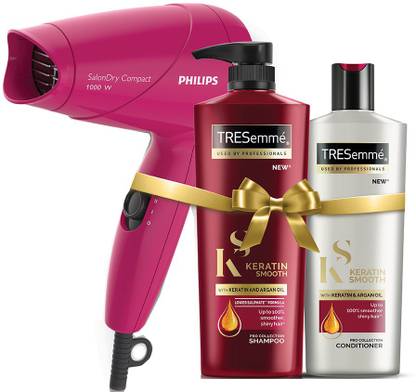 TRESemme Keratin Smooth Shampoo and Conditioner Plus Philips Hair