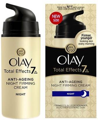 Flat 0/- Off on Olay Total Effect 7 In 1 Anti Ageing Night Skin Cream  (20