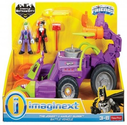 Fisher Price IMAGINEXT DC SUPER FRIENDS THE JOKER from STREETS OF GOTHAM CITY 
