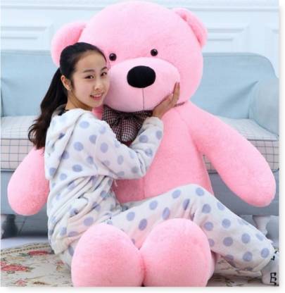 jiokard 5 Feet Teddy Bear Jumbo - 152 cm (Pink)  - 5 mm