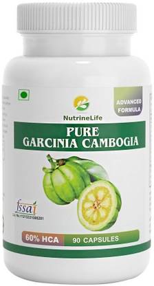 Nutrinelife Pure Garcinia Cambogia 100 Natural Extract Weight Loss Pill Appetite Suppressant Carb Blocker And Burn Fat Formula For Women And Man 60 Hca 90 Veg Capsules Price In India Buy