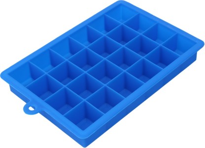 Easy Release Ice Cube Mold Containers 24 Shaped Cubes Each with Cover 2 Pack Silicone Ice Cube Trays with Lid Silicone Ice Cube Maker for Cocktail Whiskey 