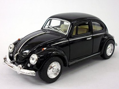 Kinsmart 1967 Volkswagen VW Classical Beetle 1:32 scale 5" diecast Black 