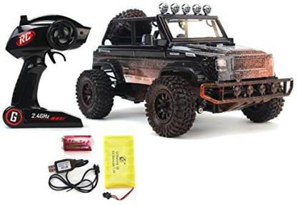 Velocity Toys SUV Defender Jeep Wrangler Remote Control RC Toy Truck   GHz 1:12 Scale Size w/Working Suspension, Spring Shock Absorbers, Mud - SUV  Defender Jeep Wrangler Remote Control RC Toy Truck