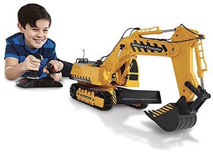 Kid Galaxy Mega Construction Remote Control Excavator Bulldozer 10 Function Rc Toy Tractor 49 Mhz Mega Construction Remote Control Excavator Bulldozer 10 Function Rc Toy Tractor 49 Mhz