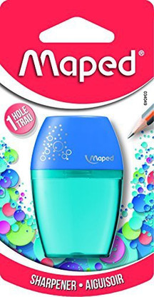 Maped Shaker 1 Hole Pencil Sharpener Assorted Colors 034049 