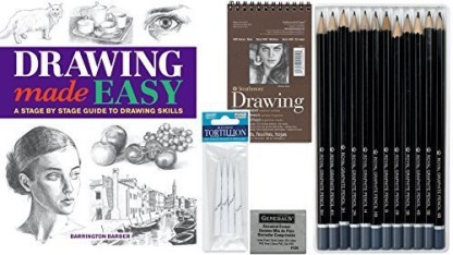 Sketch Drawing Tools Bundle with Sketch Books 