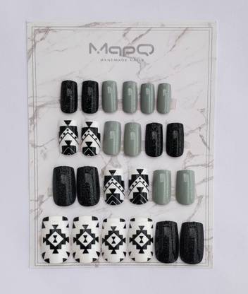 Buziventures Designer Nails Black And Gray Price In India Buy Buziventures Designer Nails Black And Gray Online In India Reviews Ratings Features Flipkart Com