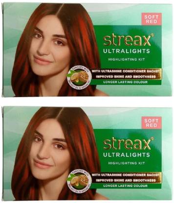 Streax Ultralight Highlighting Kit Soft Red , Soft Red - Price in India,  Buy Streax Ultralight Highlighting Kit Soft Red , Soft Red Online In India,  Reviews, Ratings & Features 