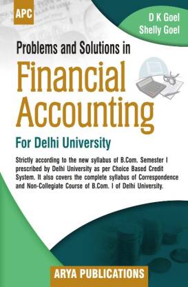 Problems and Solution in Financial Accounting B.Com I of Delhi University