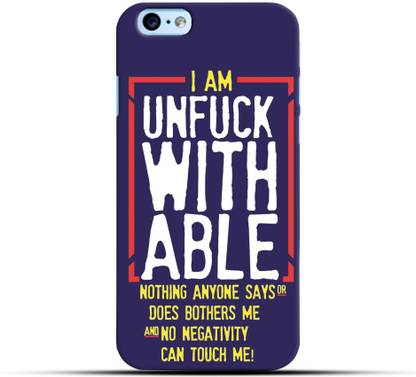 Saavre Back Cover for No Negativity for IPHONE 6