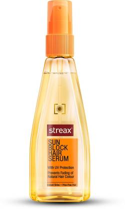 Streax Sun Block Hair Serum With Uv Protection - Price in India, Buy Streax Sun  Block Hair Serum With Uv Protection Online In India, Reviews, Ratings &  Features 