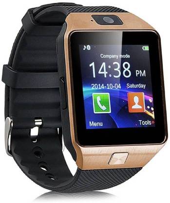simbha 4G Phones Dz09 Gold Smartwatch