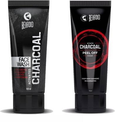 Beardo Activated Charcoal Peel Off Mask And Face Wash Combo Price In India Buy Beardo Activated Charcoal Peel Off Mask And Face Wash Combo Online At Flipkart Com