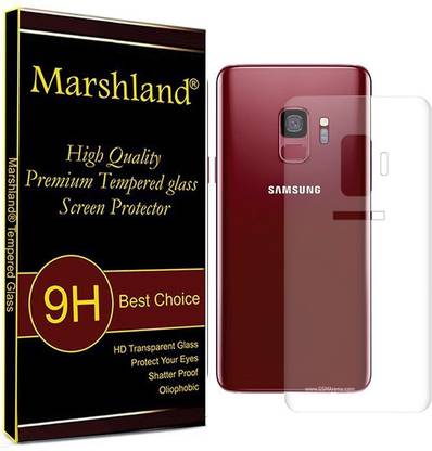 MARSHLAND Back Tempered Glass for Samsung Galaxy S9 ...