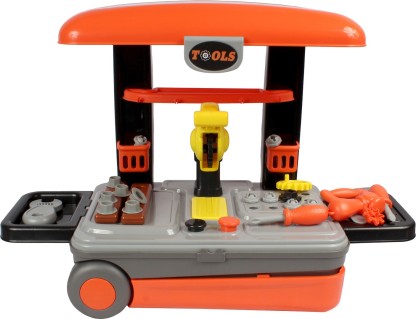 DELUXE TOOL SET  Childrens Kids Play Tool Set Toy 