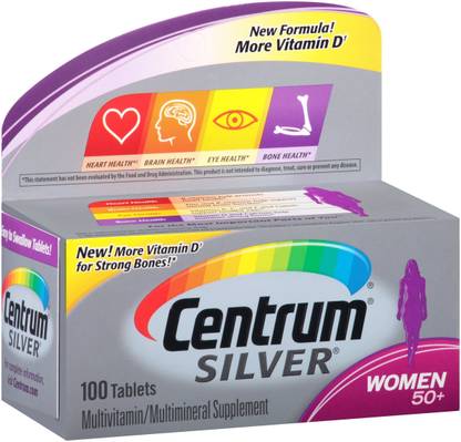 Centrum Silver Women (100 Count) Multivitamin/Multimineral ...